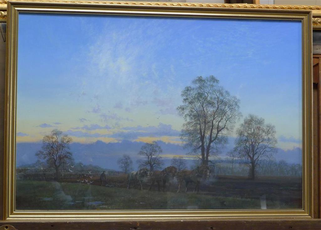 David V. Thomas, A Suffolk Morning, 54 x 80cm